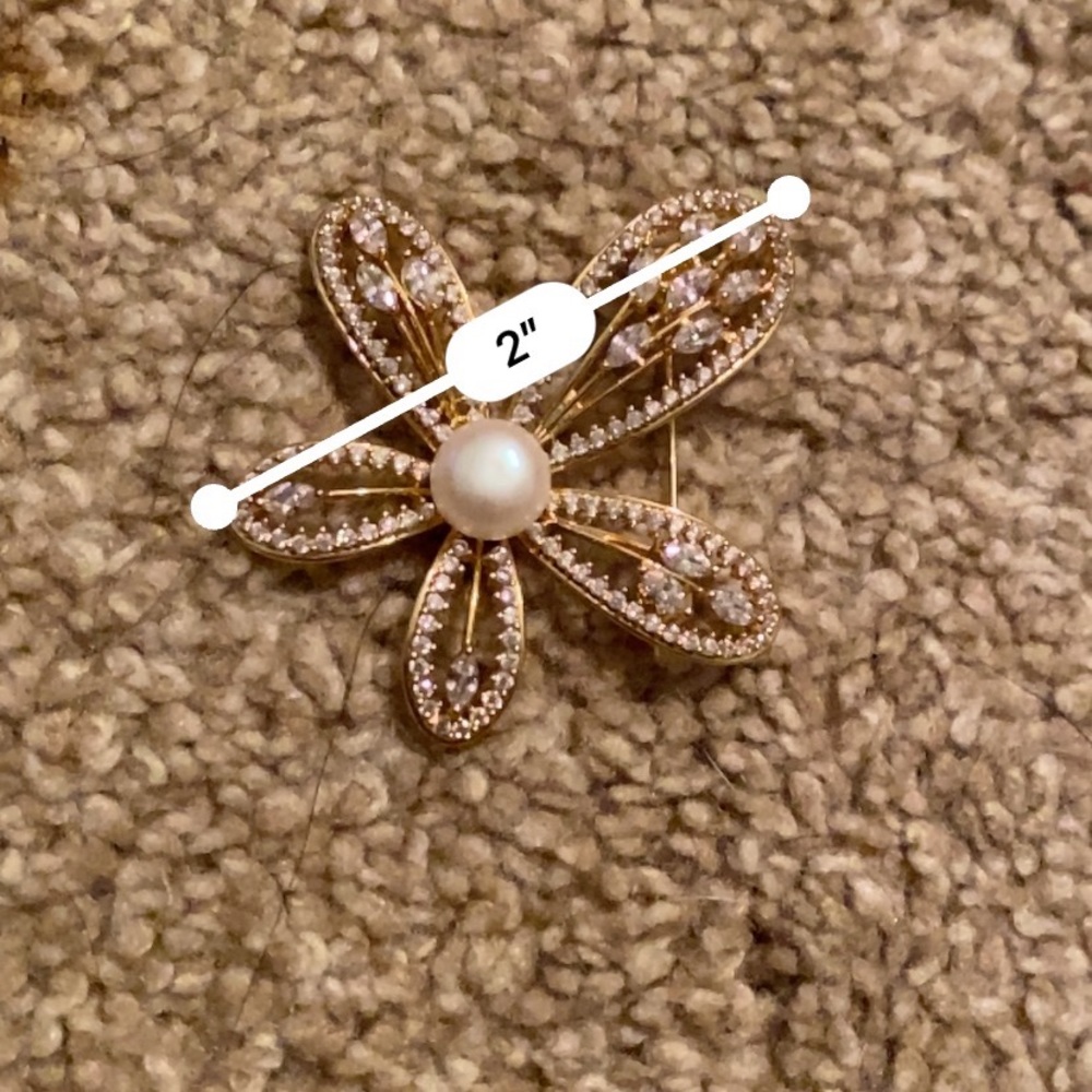 Flower brooch - Picture 6 of 10
